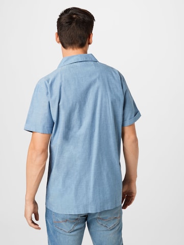 MELAWEAR Regular Fit Hemd in Blau
