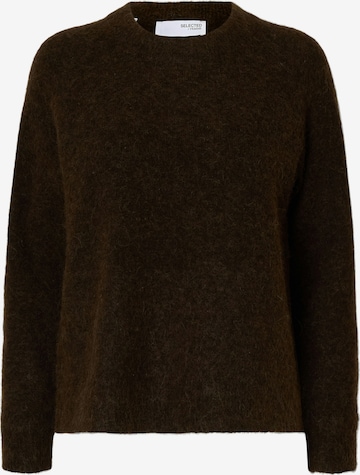 brūns SELECTED Džemperis 'SLFLULU': no priekšpuses