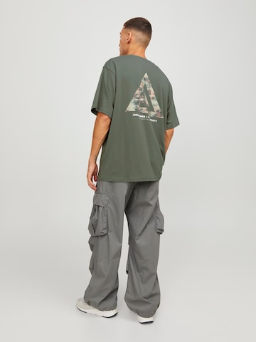 Maglietta 'Triangle' di JACK & JONES in verde