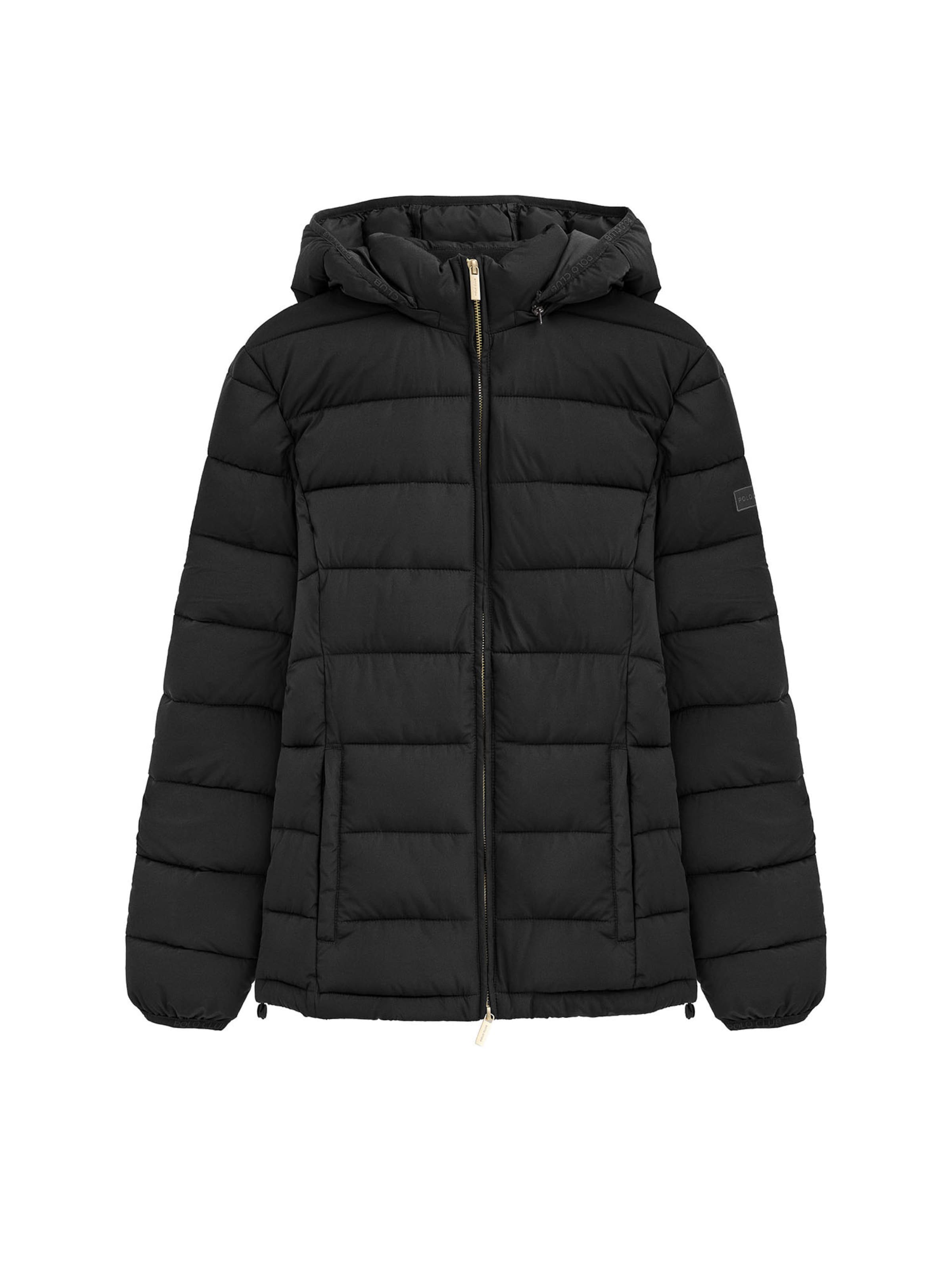 Polo Club Winter Jacket 'CIRA' in Black: front