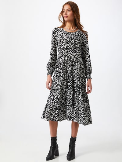 Hailys Kleid 'Madison' in schwarz / weiß, Modelansicht