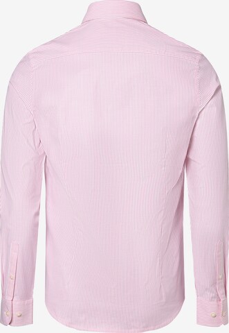 Nils Sundström Slim fit Button Up Shirt in Pink