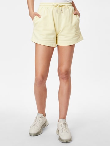 The Couture Club Regular Pants in Yellow: front