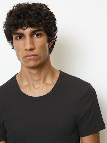 T-Shirt ' Iconic Rib ' Marc O'Polo en noir