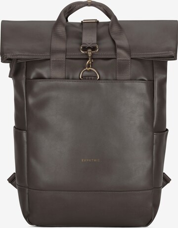 Expatrié Backpack 'Adele' in Brown: front