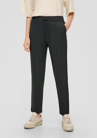 Coupe slim Pantalon s.Oliver en noir : devant