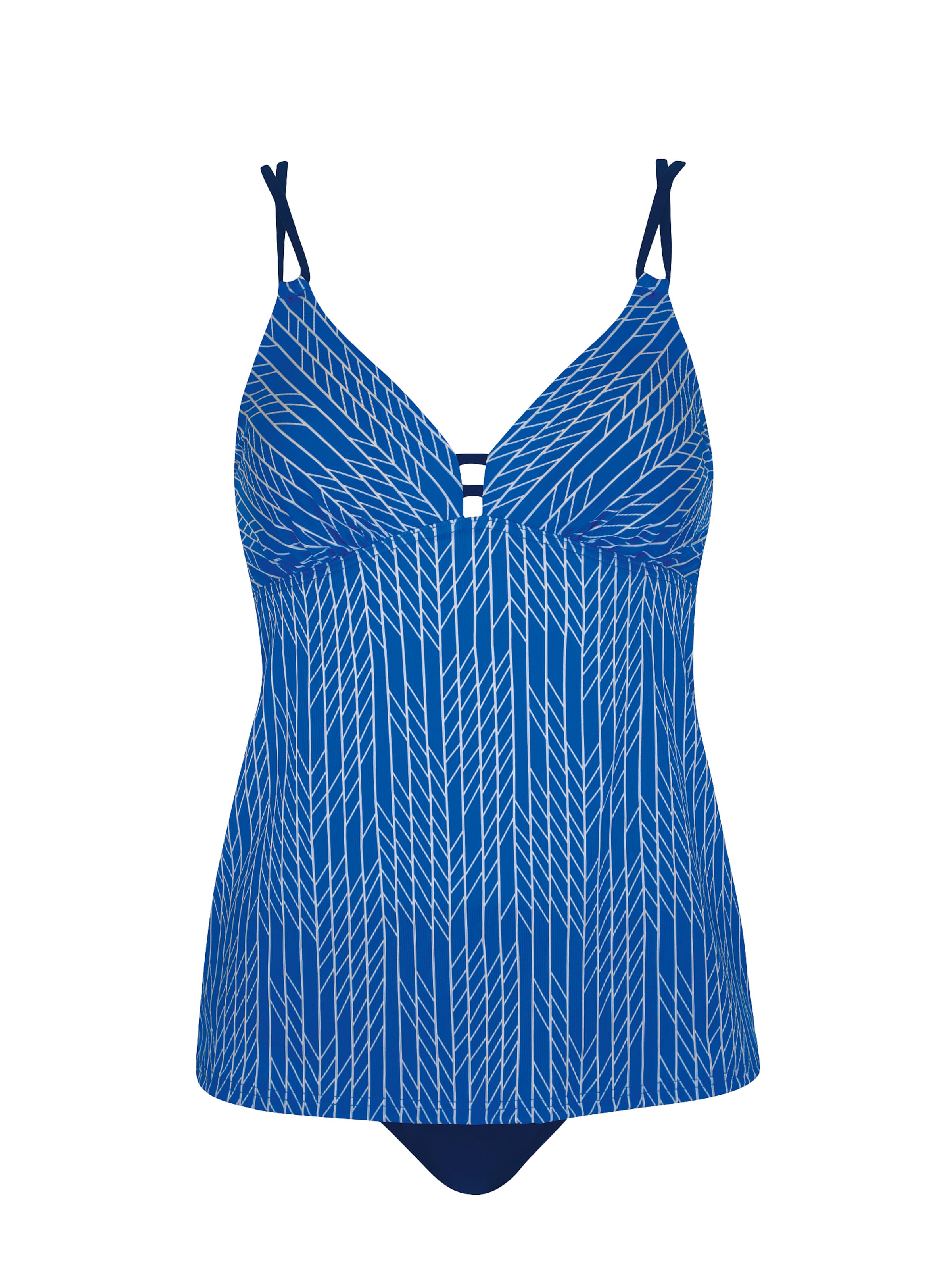 Bustino Tankini di SUNFLAIR in blu: frontale