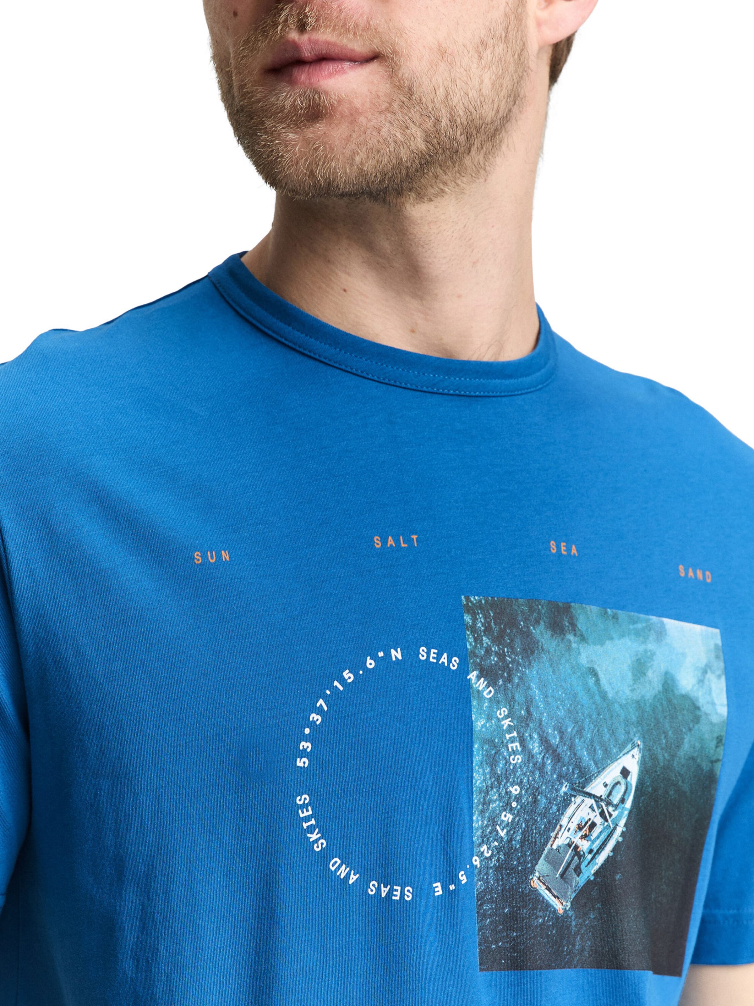 TOM TAILOR Shirt in Blue