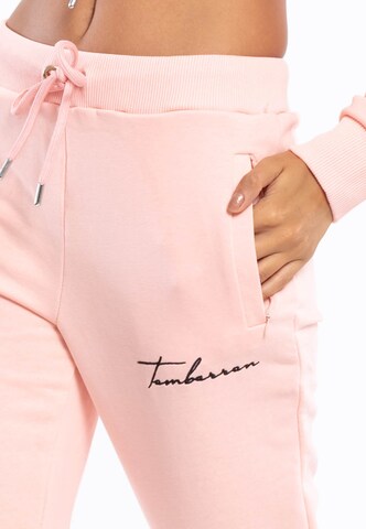 Sweat-shirt Tom Barron en rose