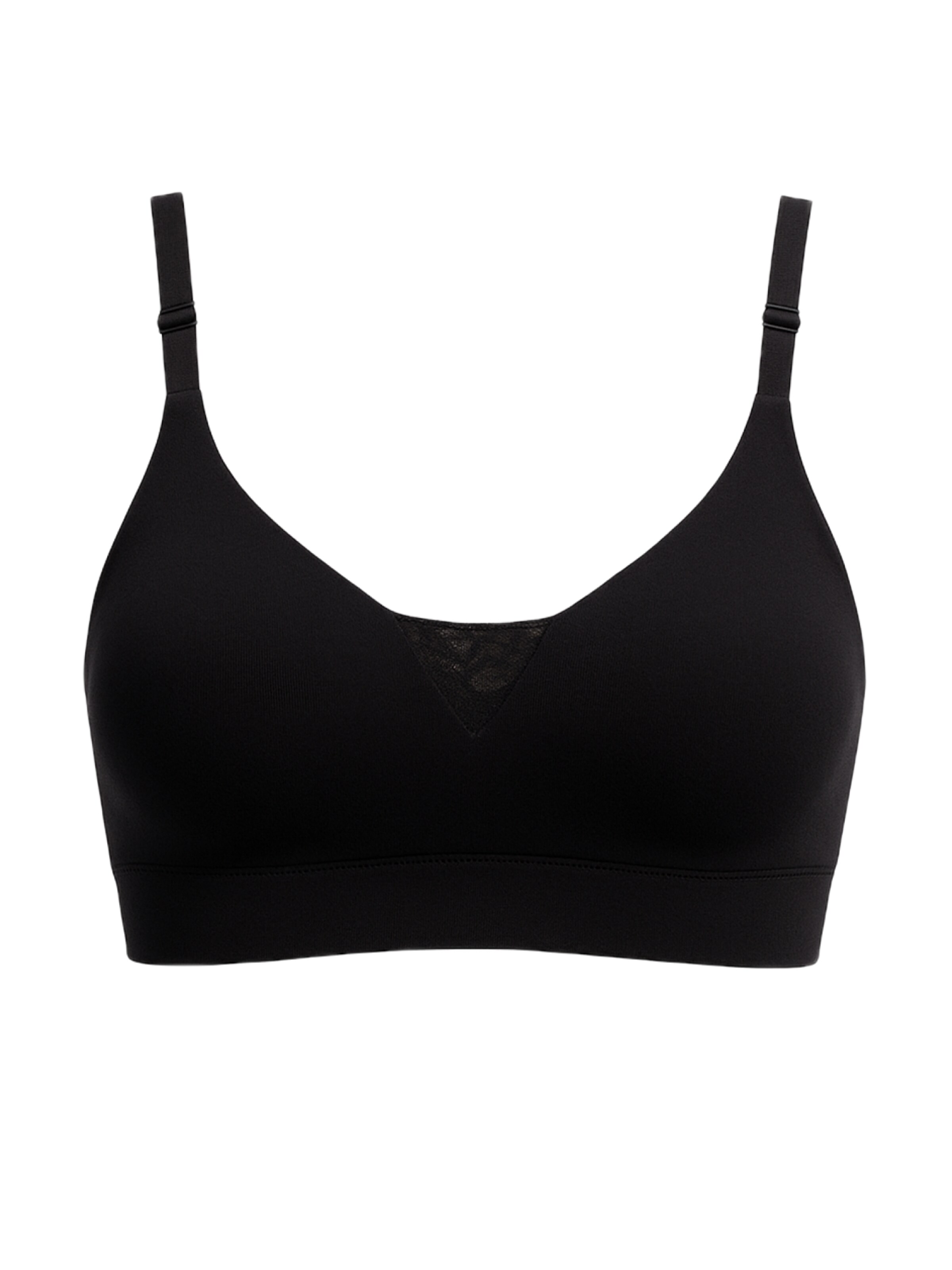 Justever T-shirt BH in Zwart: voorkant