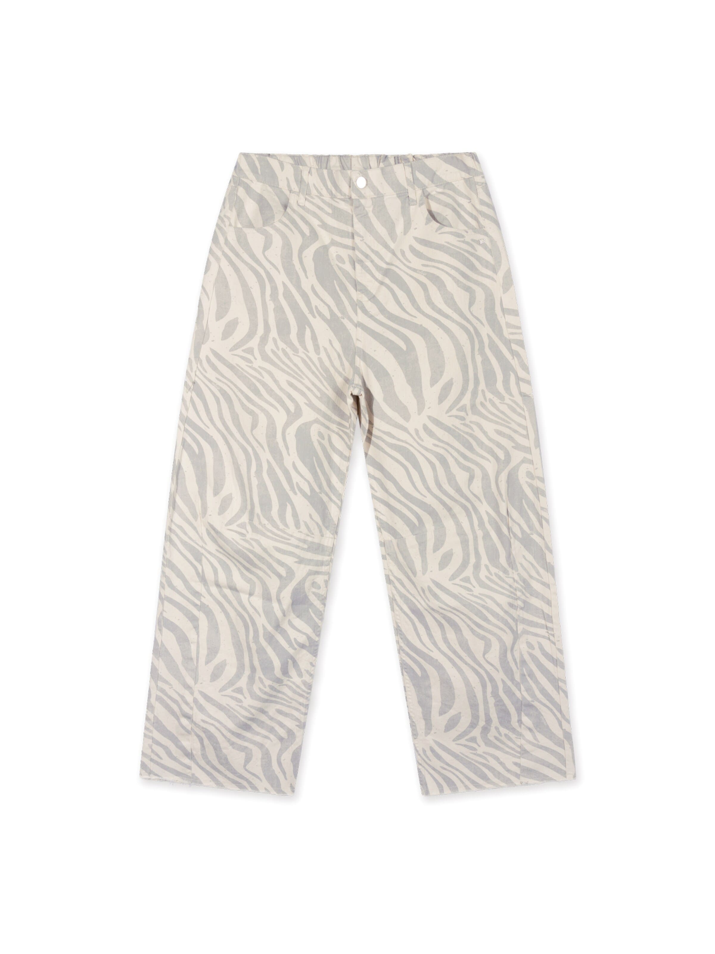 10Days Loose fit Trousers in White: front