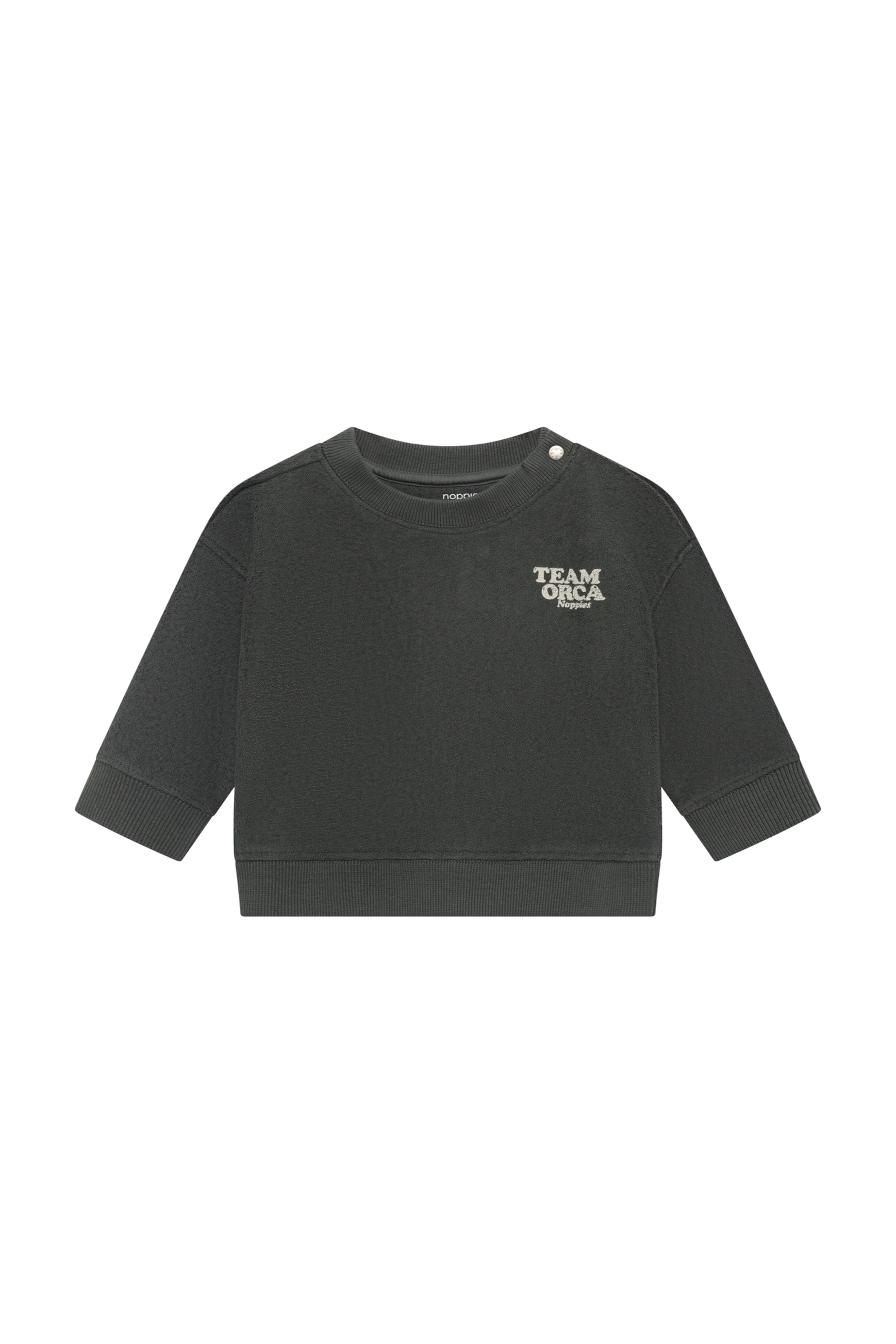 Noppies Sweatshirt in Groen: voorkant