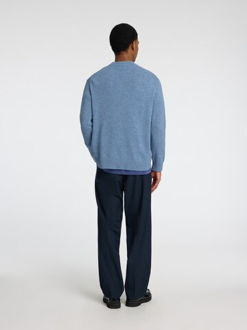 SELECTED HOMME Pullover 'SLHReuben' i blå