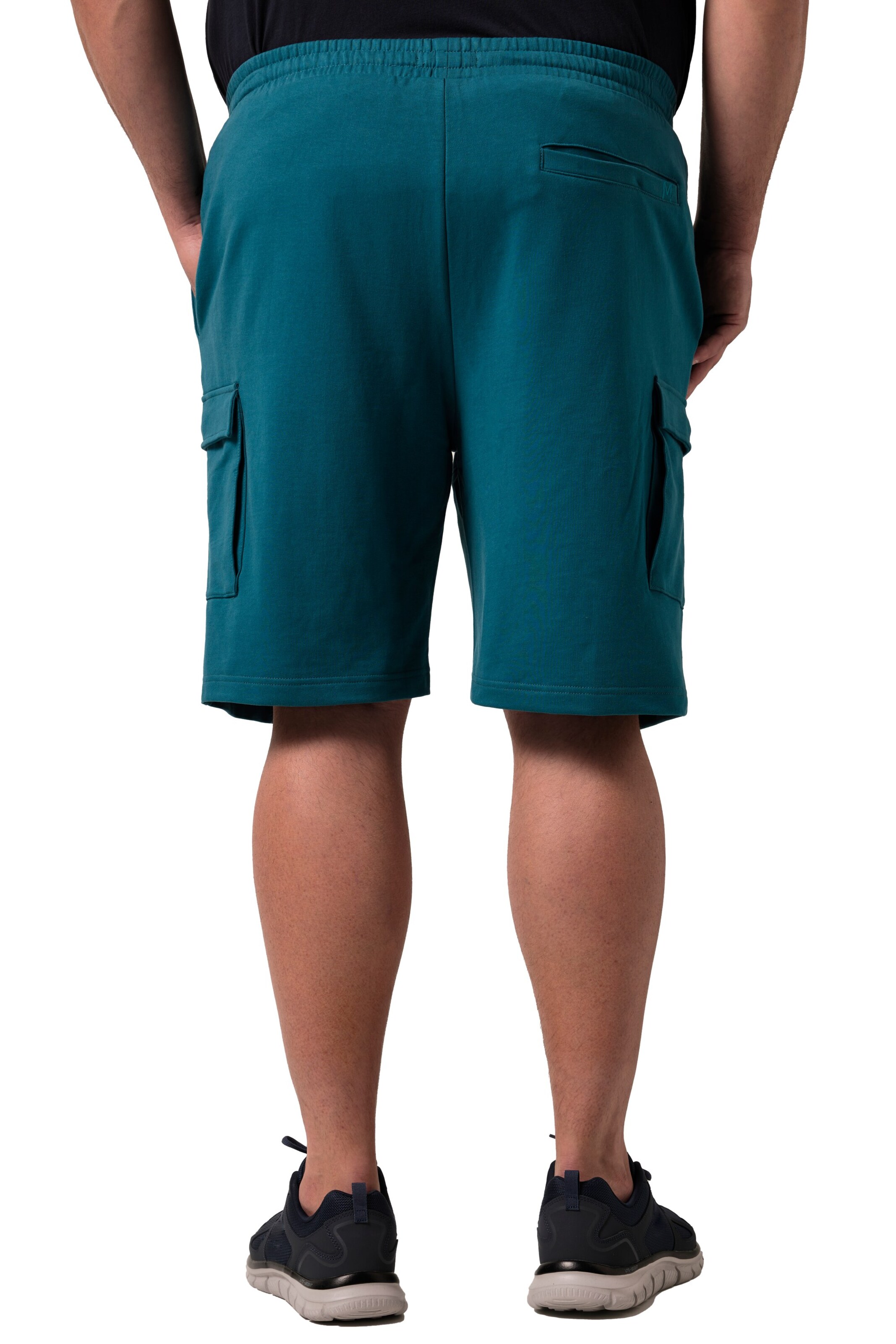 Men Plus Regular Trousers 'Bermuda' in Green
