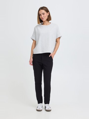 Coupe slim Pantalon ' OXKeily ' Oxmo en noir