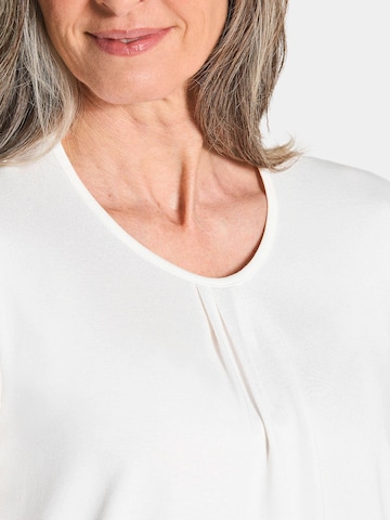 Goldner Shirt in Wit