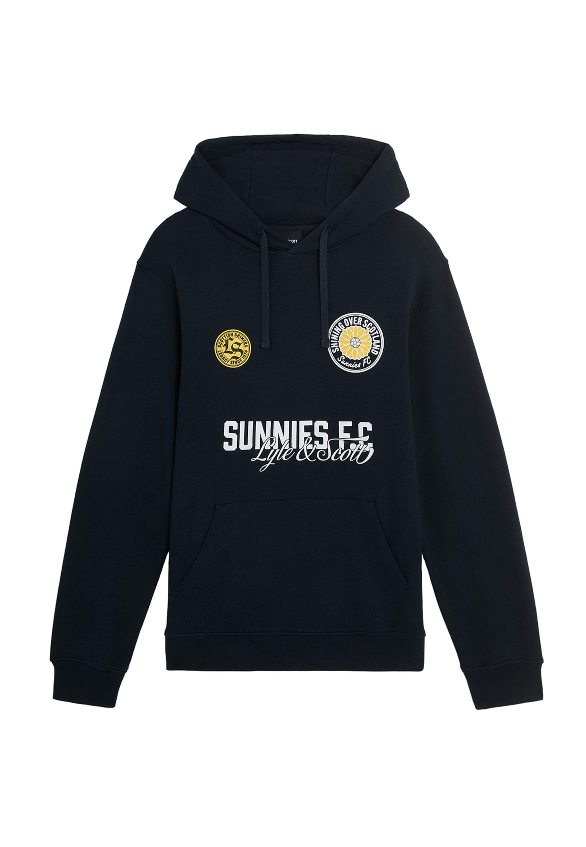 Lyle & Scott Sweatshirt 'Sunnies FC Graphic' in Blue: front