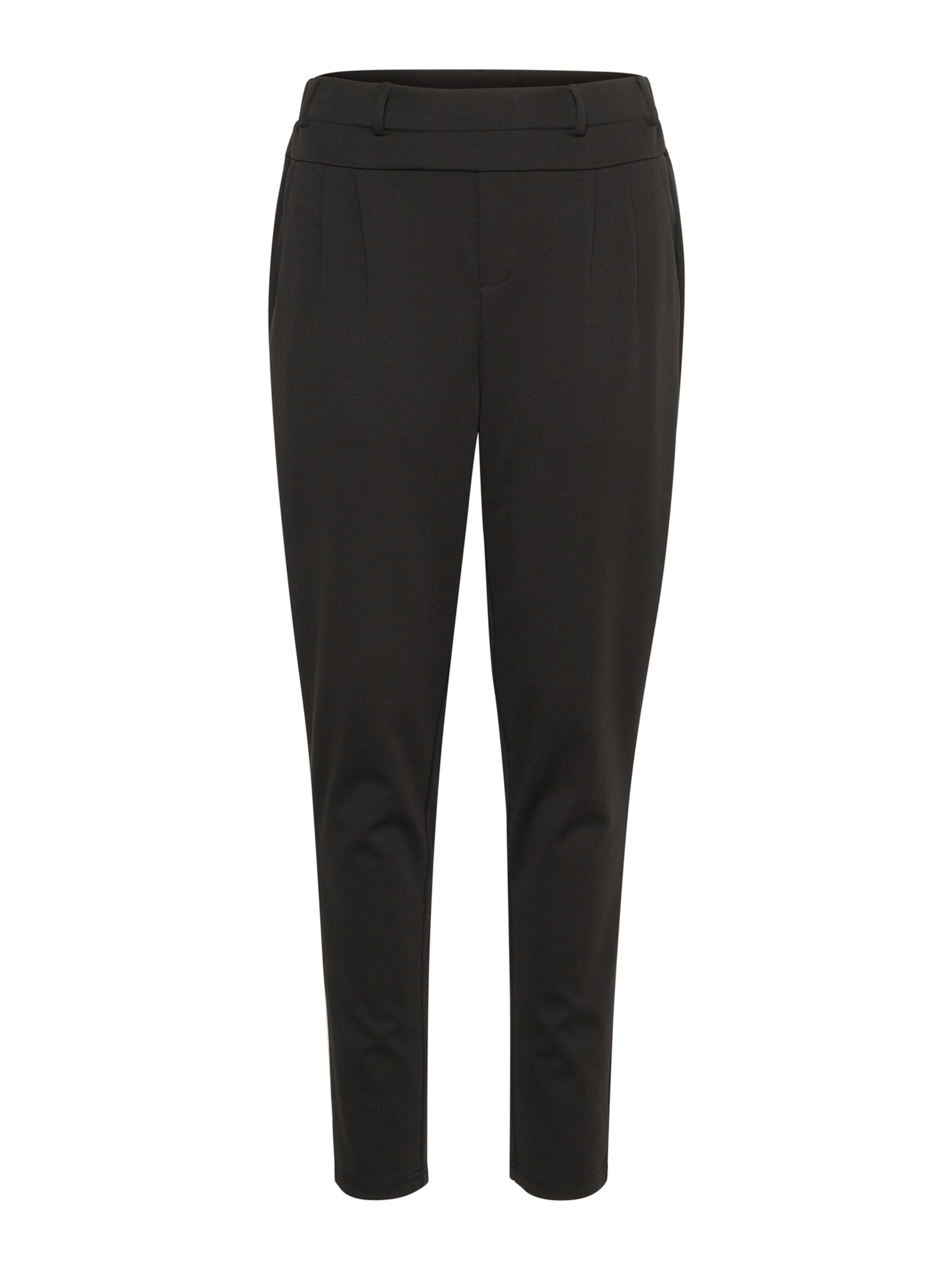 Kaffe Plisované nohavice 'Jenny' - Čierna: predná strana