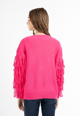 IZIA Knit Cardigan in Pink