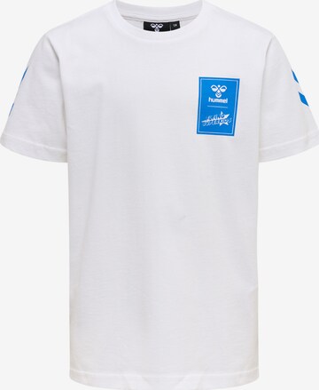 Hummel Shirt 'FLYING TRES ' in Wit: voorkant