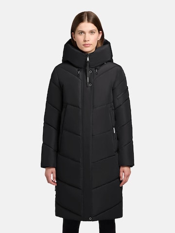 Manteau d’hiver 'Jange-YM' khujo en noir : devant