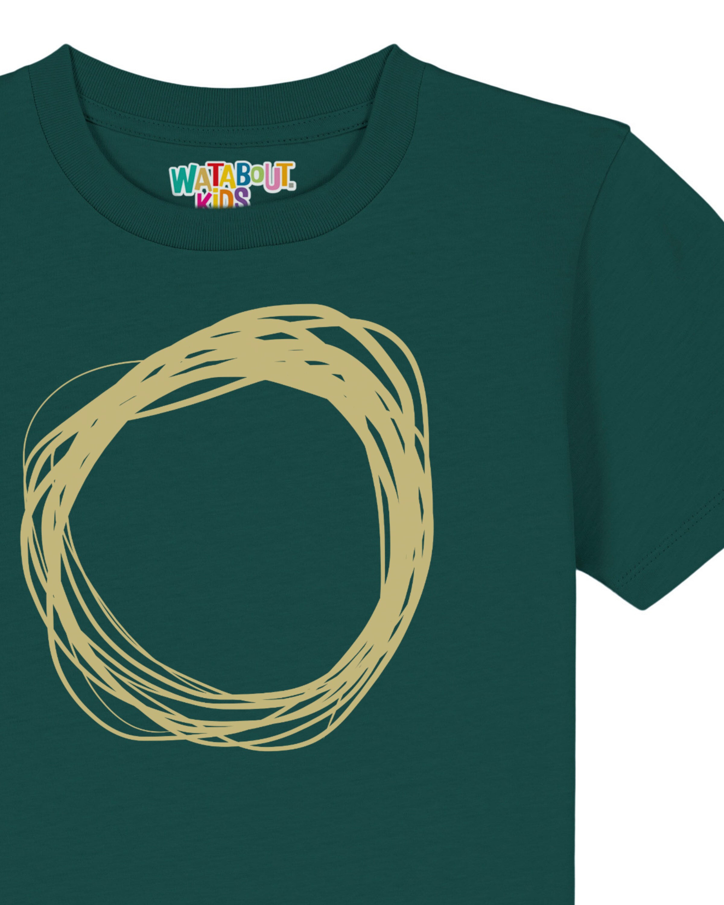 T-Shirt 'Kreis' watabout.kids en vert