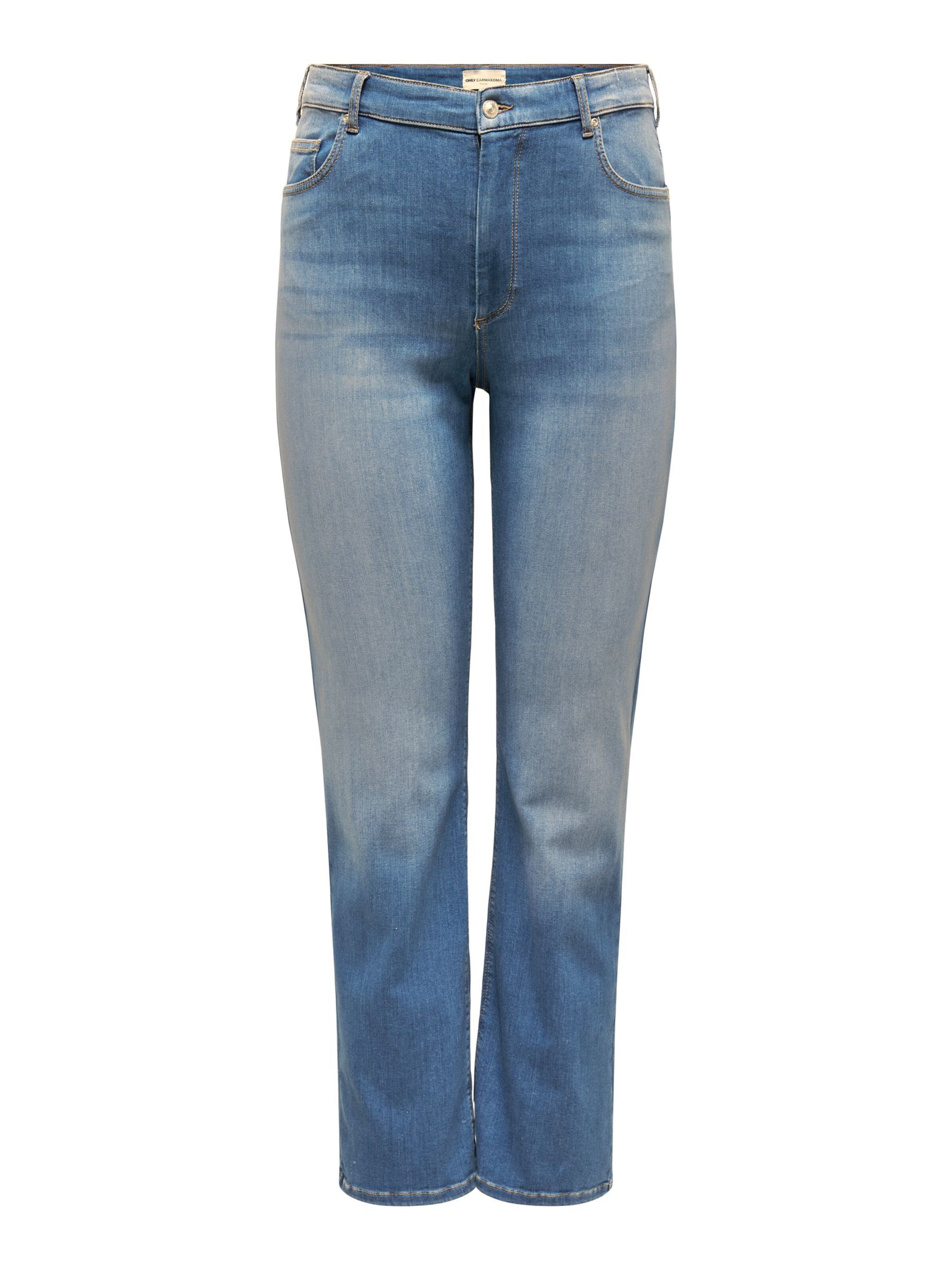 ONLY Carmakoma Regular Jeans 'CARWILLY' in Blauw: voorkant