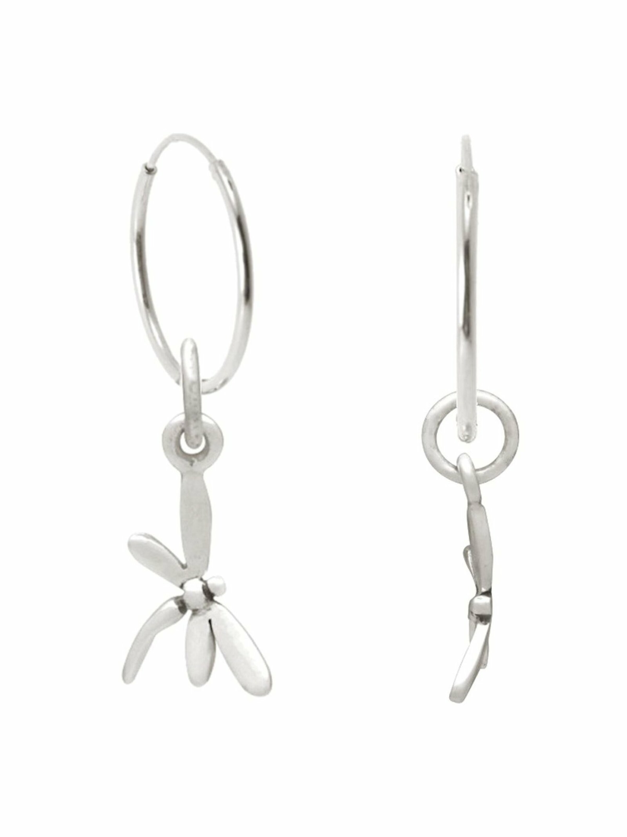 Gemshine Earrings 'Libelle' in Silver