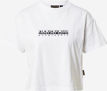 NAPAPIJRI Shirt in Wit: voorkant