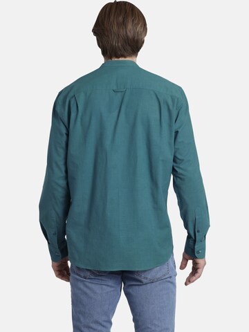 Jan Vanderstorm Comfort fit Button Up Shirt 'Kallu' in Green