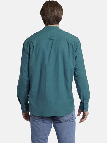 Jan Vanderstorm Regular fit Overhemd 'Kallu' in Groen