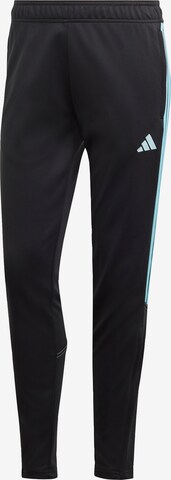 ADIDAS PERFORMANCE Workout Pants 'Tiro 23 Club' in Black: front