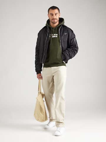 JACK & JONES Μπλούζα φούτερ 'JJECorp' σε πράσινο
