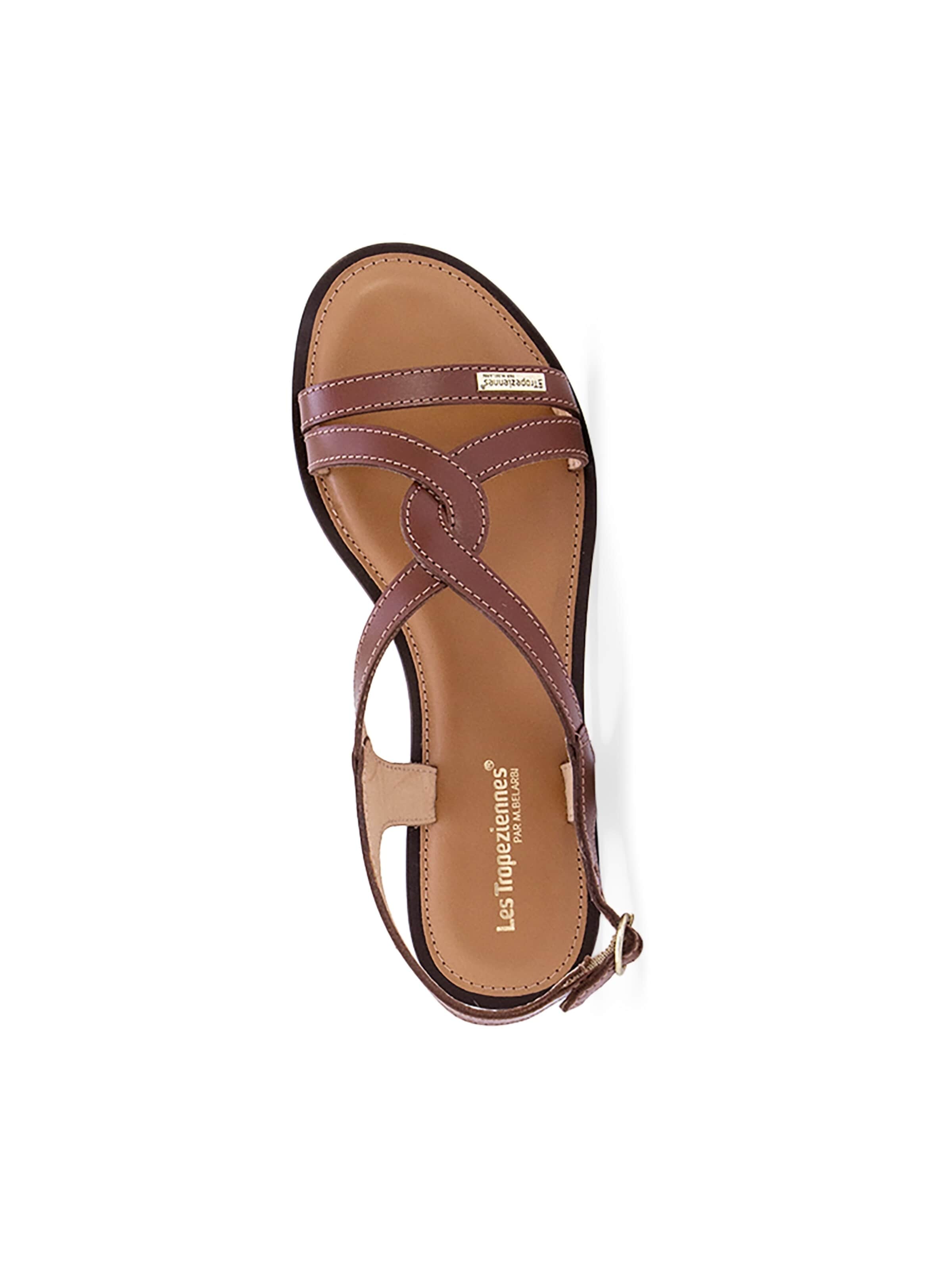 Sandalo 'Ledersandalen „Les Hastral“' di Les Tropéziennes in marrone