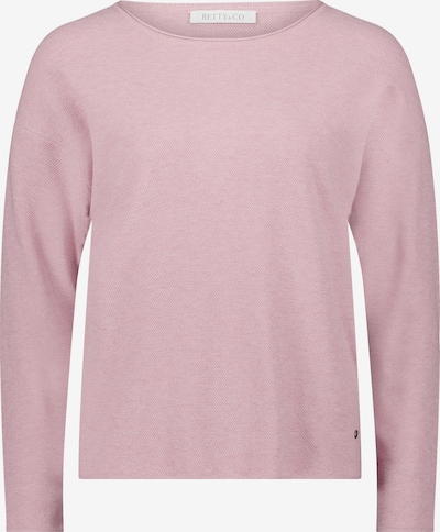 Betty & Co Strickpullover mit Rundhalsausschnitt in rosegold, Produktansicht
