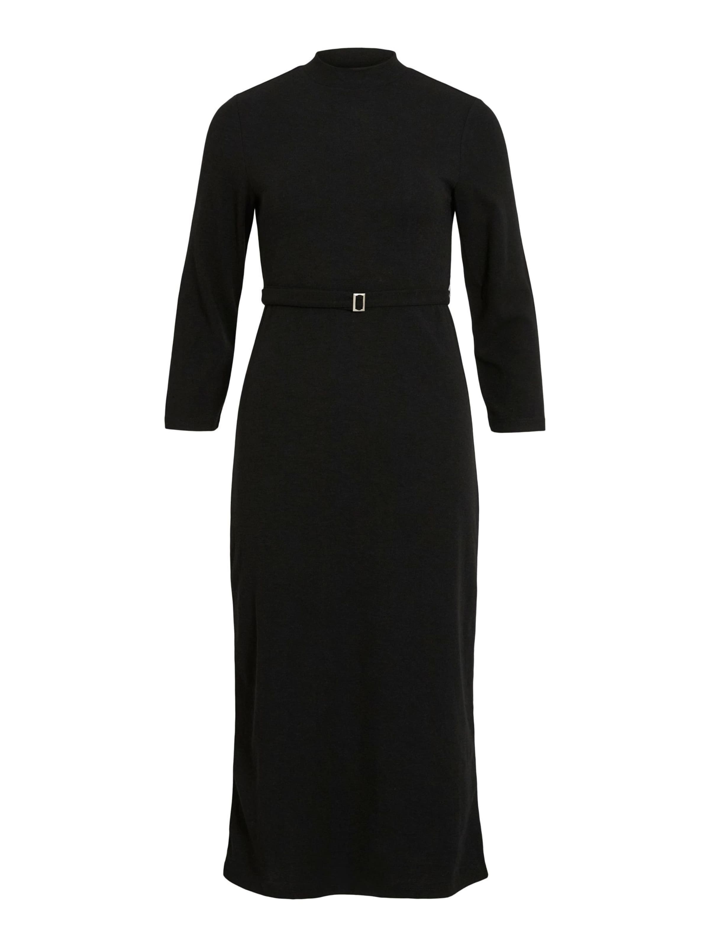 VILA Dress in Black: front