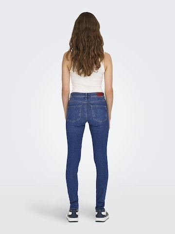 Skinny Jean 'WAUW' ONLY en bleu