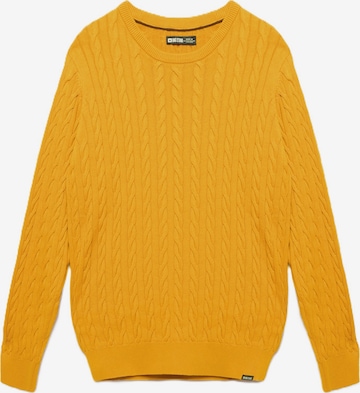 Pull-over 'AMARIS' BIG STAR en jaune : devant