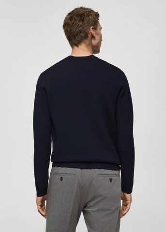 MANGO MAN Pullover 'Luxus' in Blau