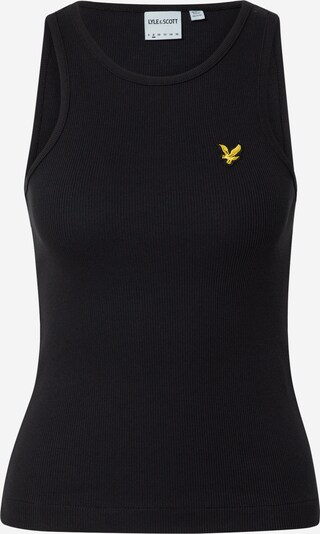 Lyle & Scott Top 'Vest' | rumena / črna barva, Prikaz izdelka