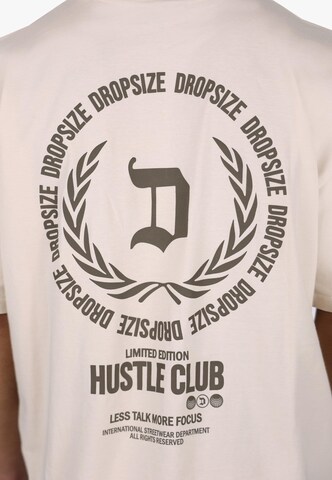 T-Shirt Dropsize en beige