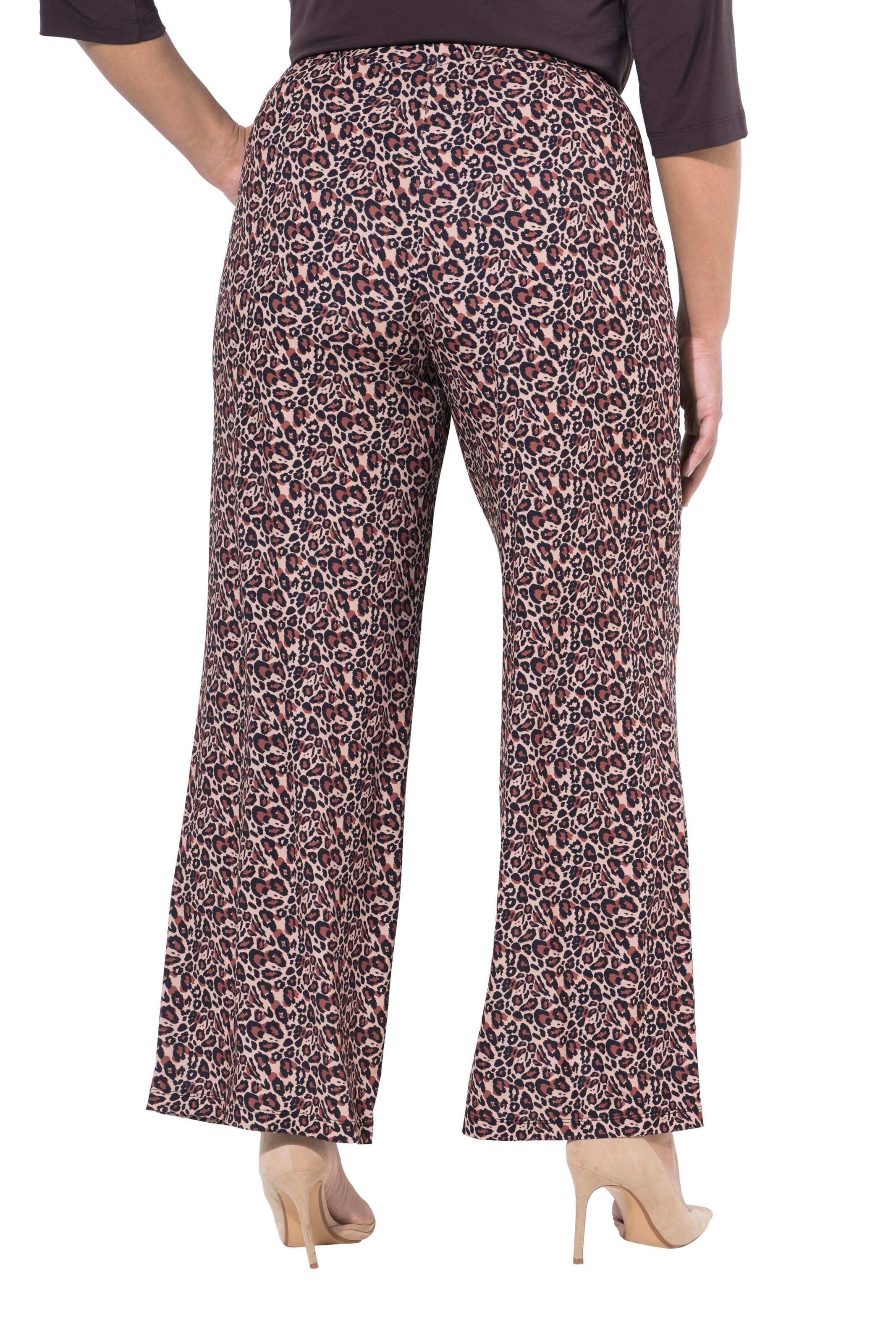 Ulla Popken Wide leg Broek in Gemengde kleuren