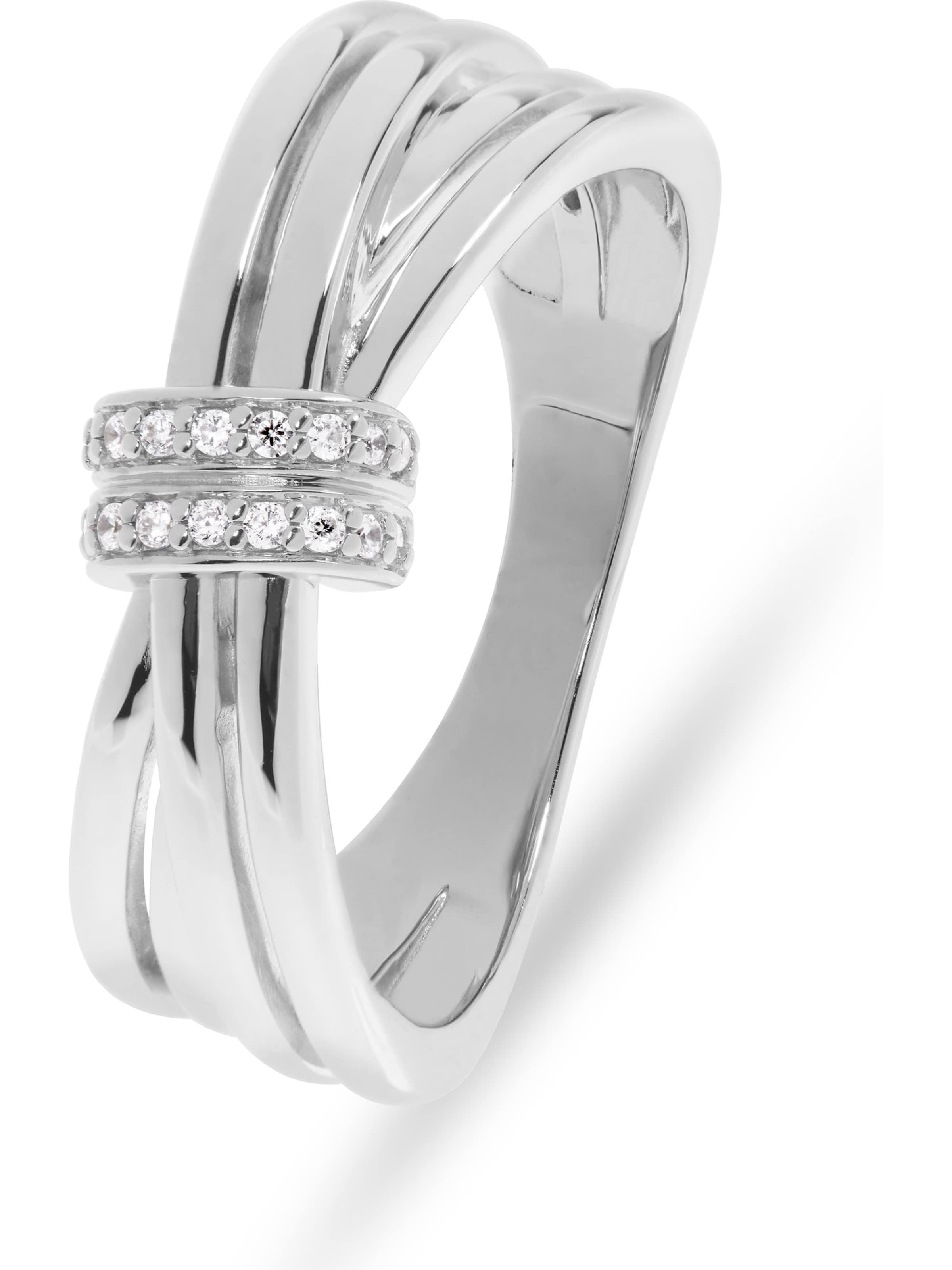 CHRIST Ring in White: front