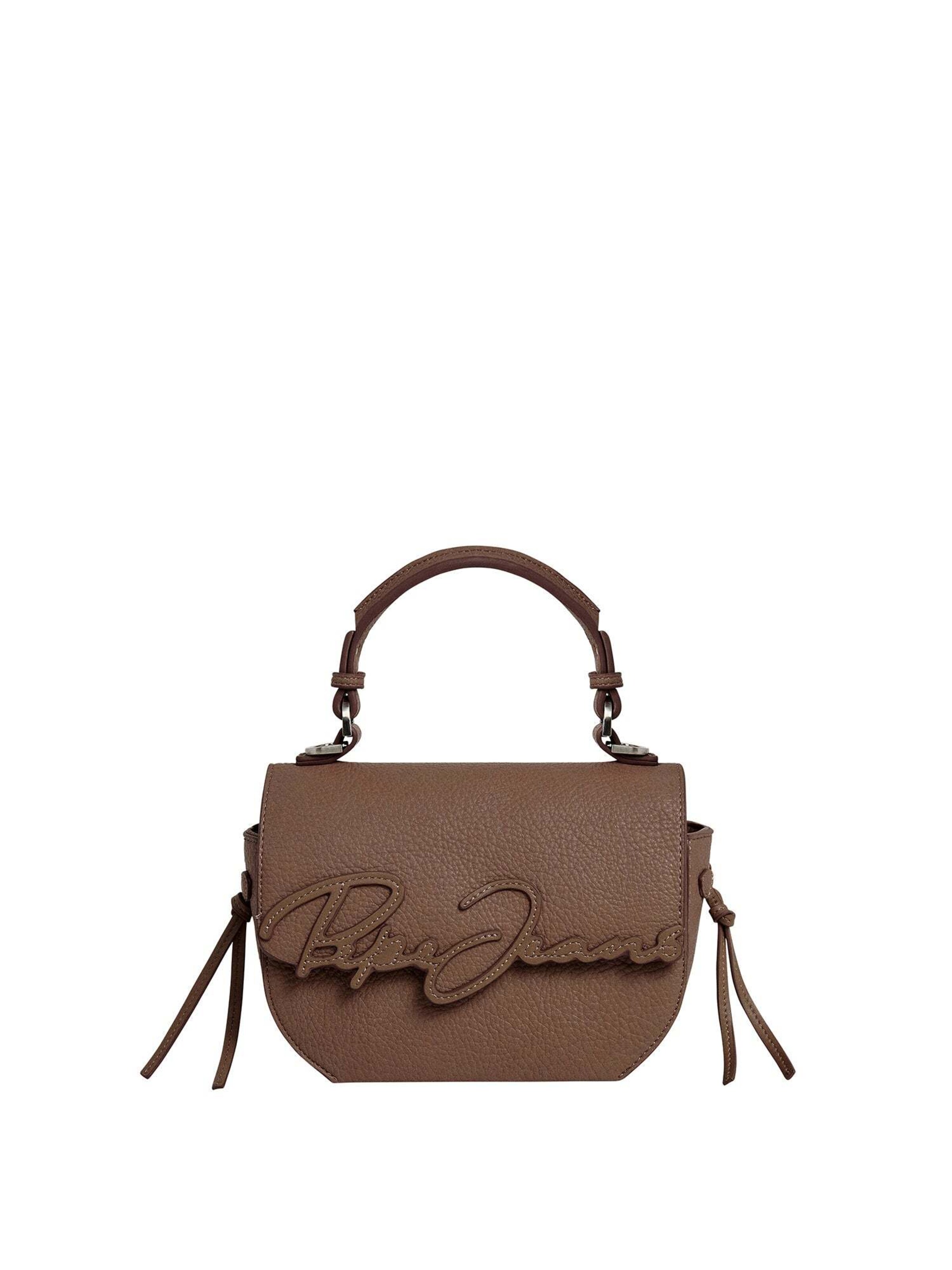 Sacs à main 'AMBER SCRIPT' Pepe Jeans en beige : devant