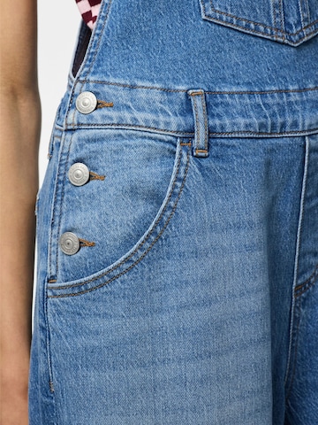 Loosefit Pantaloni con pettorina 'PCGrace' di PIECES in blu