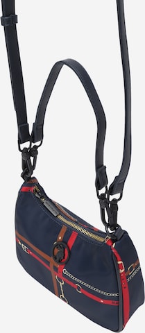 U.S. POLO ASSN. Schoudertas 'Houston' in Blauw: voorkant