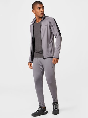 Effilé Pantalon de sport 4F en gris