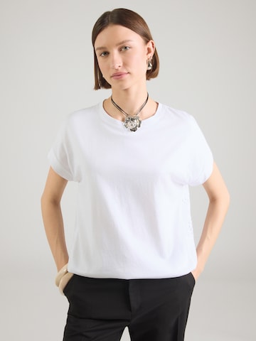 s.Oliver Μπλουζάκι σε λευκό: μπροστά