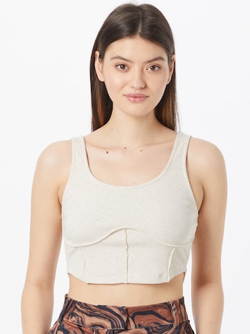 ABOUT YOU Top 'Vanessa' in Beige: front