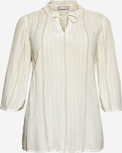 sheego by Joe Browns Tuniek in de kleur Goud / Wit, Productweergave